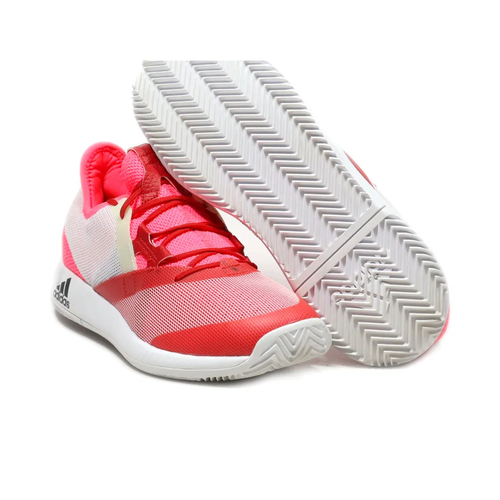 Adidas Adizero Defiant Bounce Sport Shoes Leather Pink Colour For Men