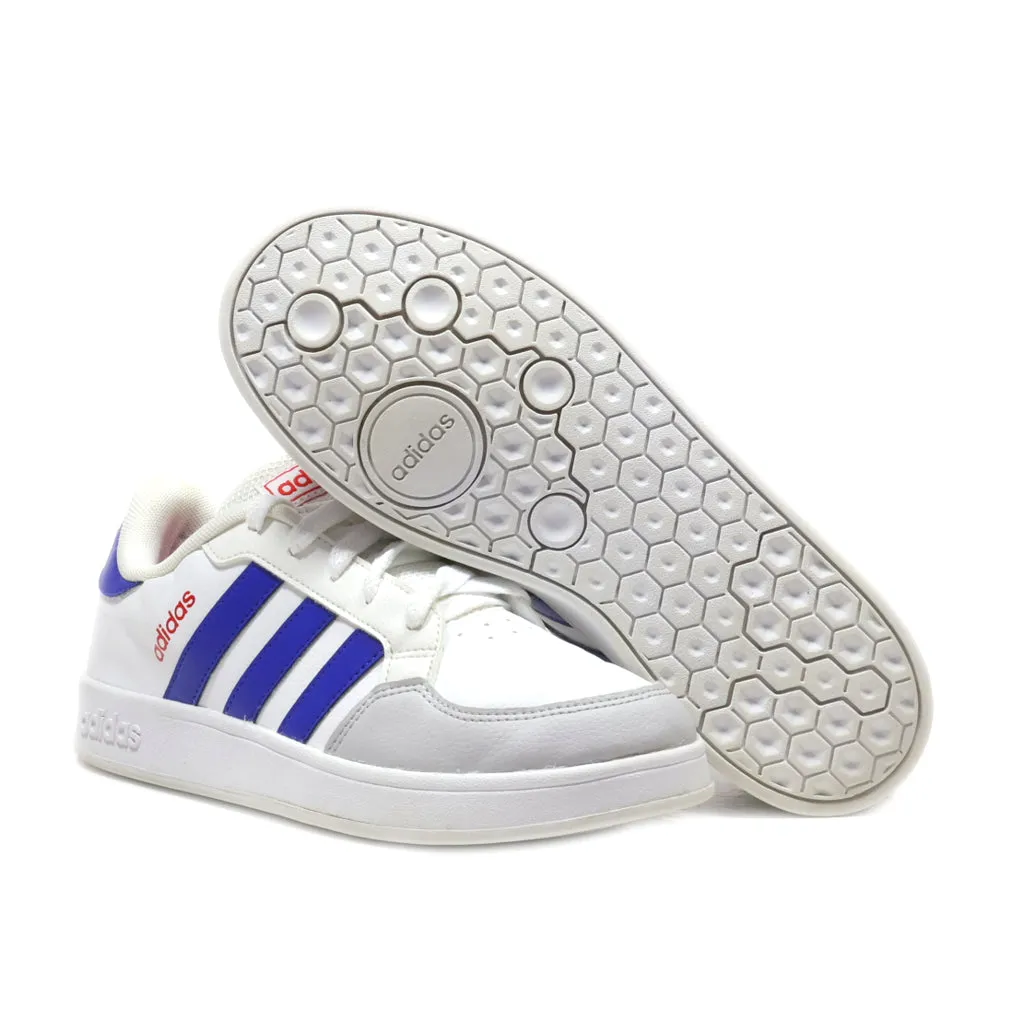 Adidas Breaknet Low-Top Sneakers Leather White Colour For Women