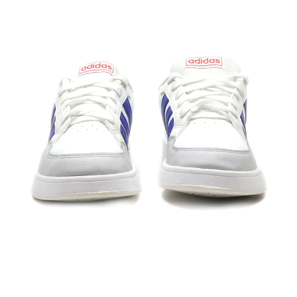 Adidas Breaknet Low-Top Sneakers Leather White Colour For Women