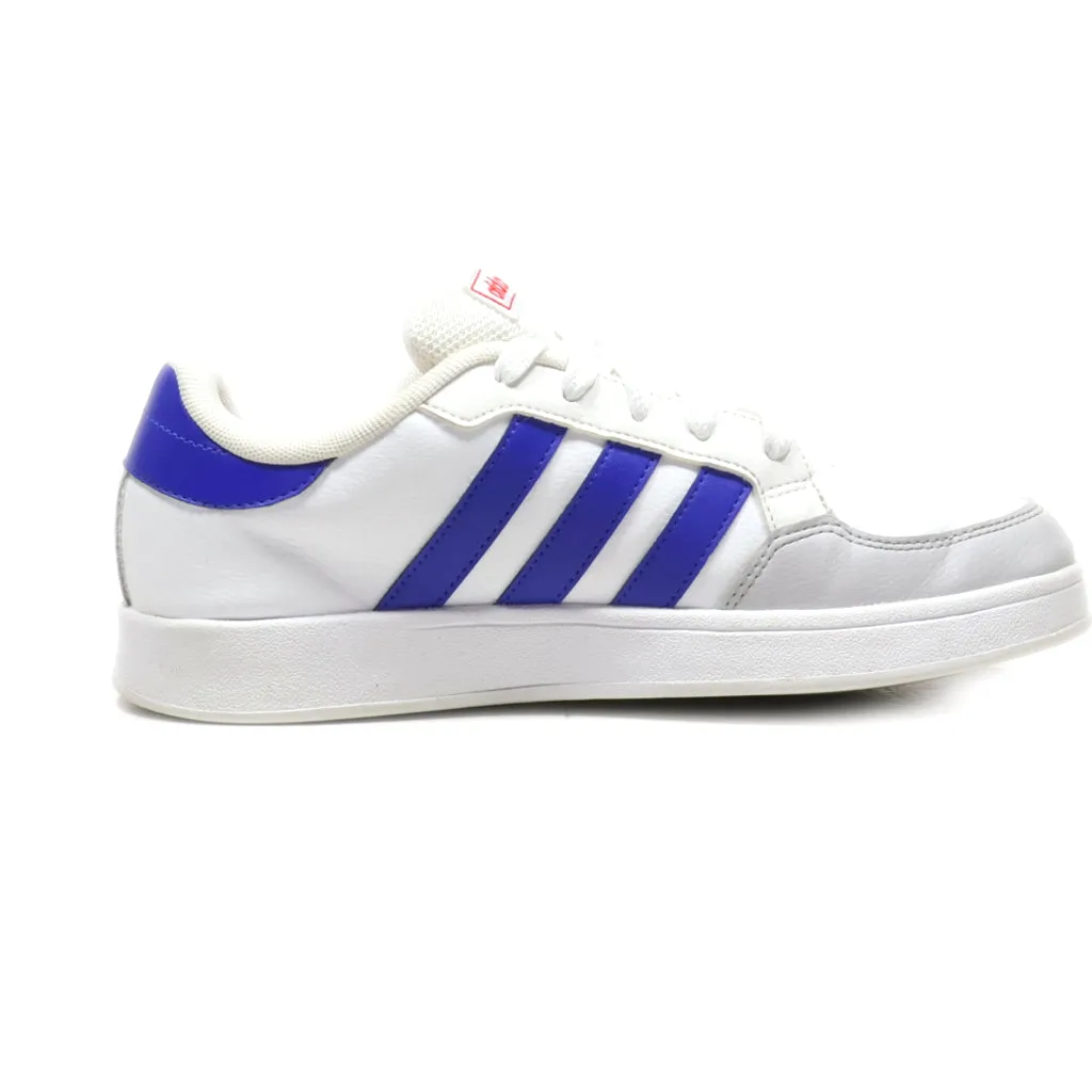 Adidas Breaknet Low-Top Sneakers Leather White Colour For Women