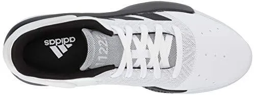 adidas Men's Pro Adversary Low 2019, White/Black/Grey, 9.5 M US