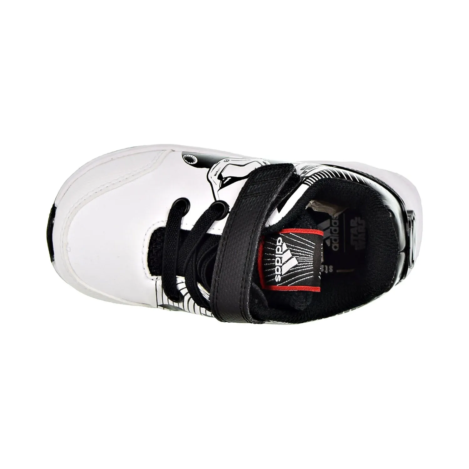 Adidas RapidaRun Star Wars Toddler Shoes Core Black/Cloud White/Scarlet