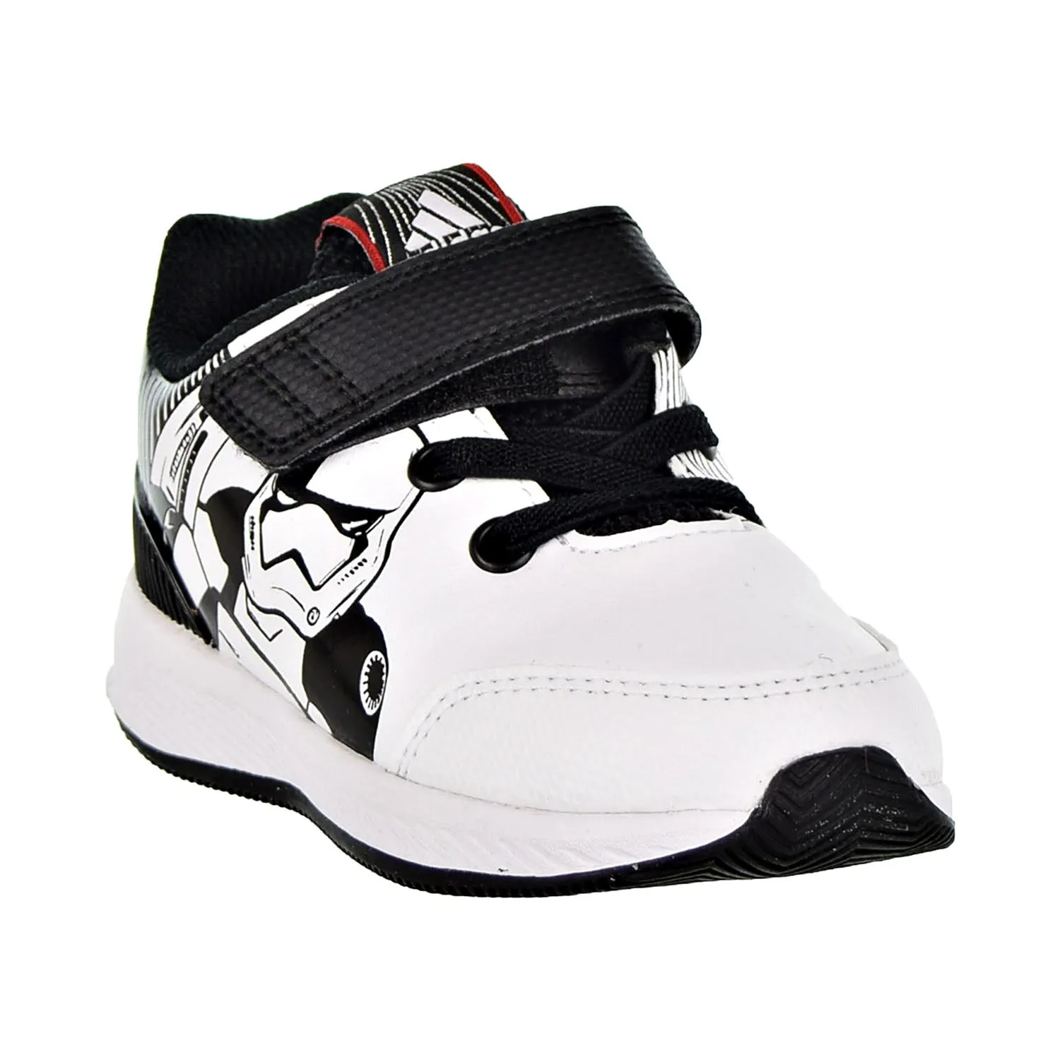 Adidas RapidaRun Star Wars Toddler Shoes Core Black/Cloud White/Scarlet