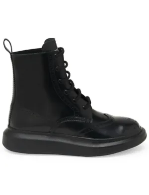 Alexander McQueen Brogue Wingtip Platform Boots