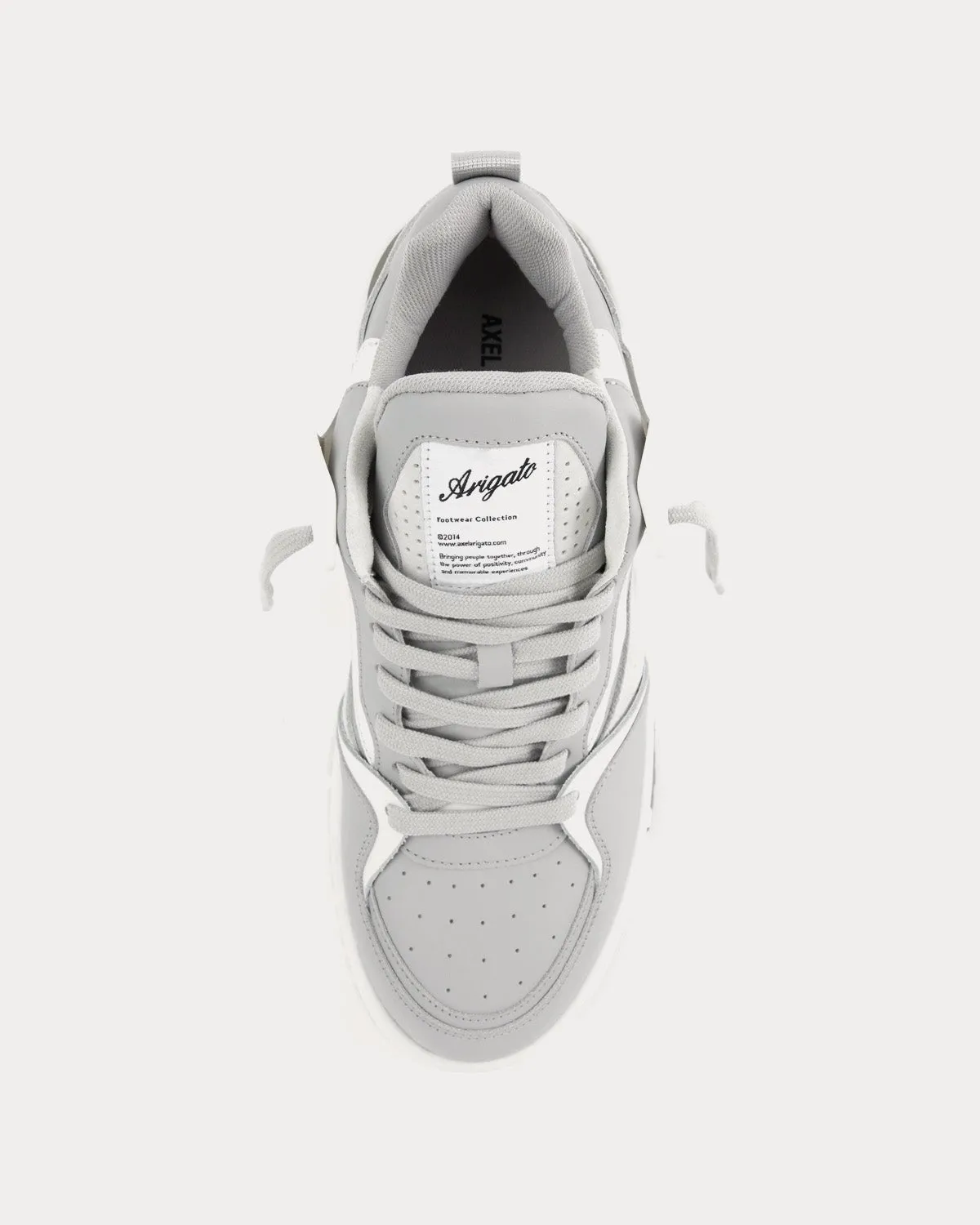 Astro Grey / White Low Top Sneakers