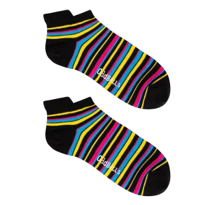 Black Stripes - Ankle Trainer Socks