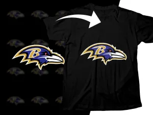 Bold and Fierce Raven Logo Graphic Printed PNG Digital Download