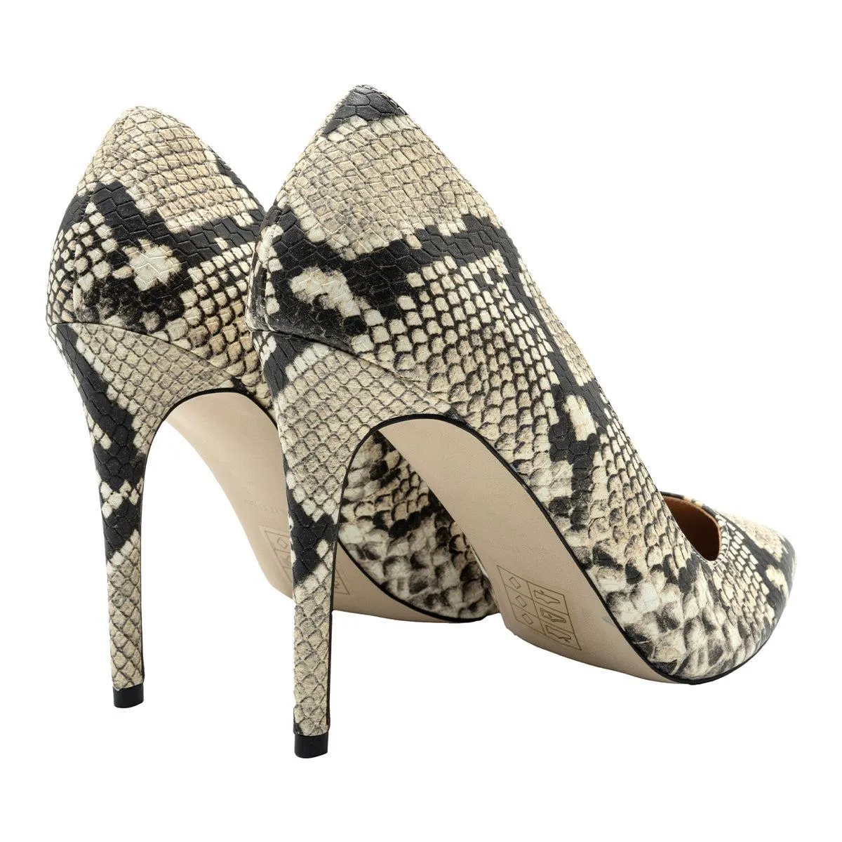 Call It Spring Snakeskin Pump High-Heel Shoes Snakeskin Embossed Leather Multicolour Colour For Women