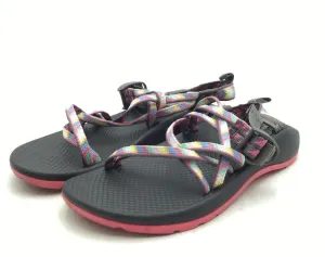 Chaco Women's Multicolor Adjustable Strap Hiking Sandals - Size 5
