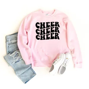 Cheer Stacked Wavy | Sweatshirt