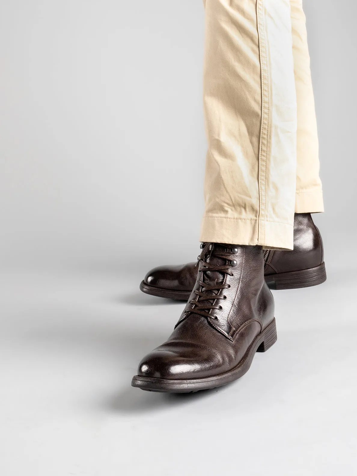 CHRONICLE 004 - Black Leather Ankle Boots