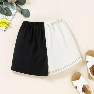 Clothing Shorts Black And White Contrast Sports 3XL S761924