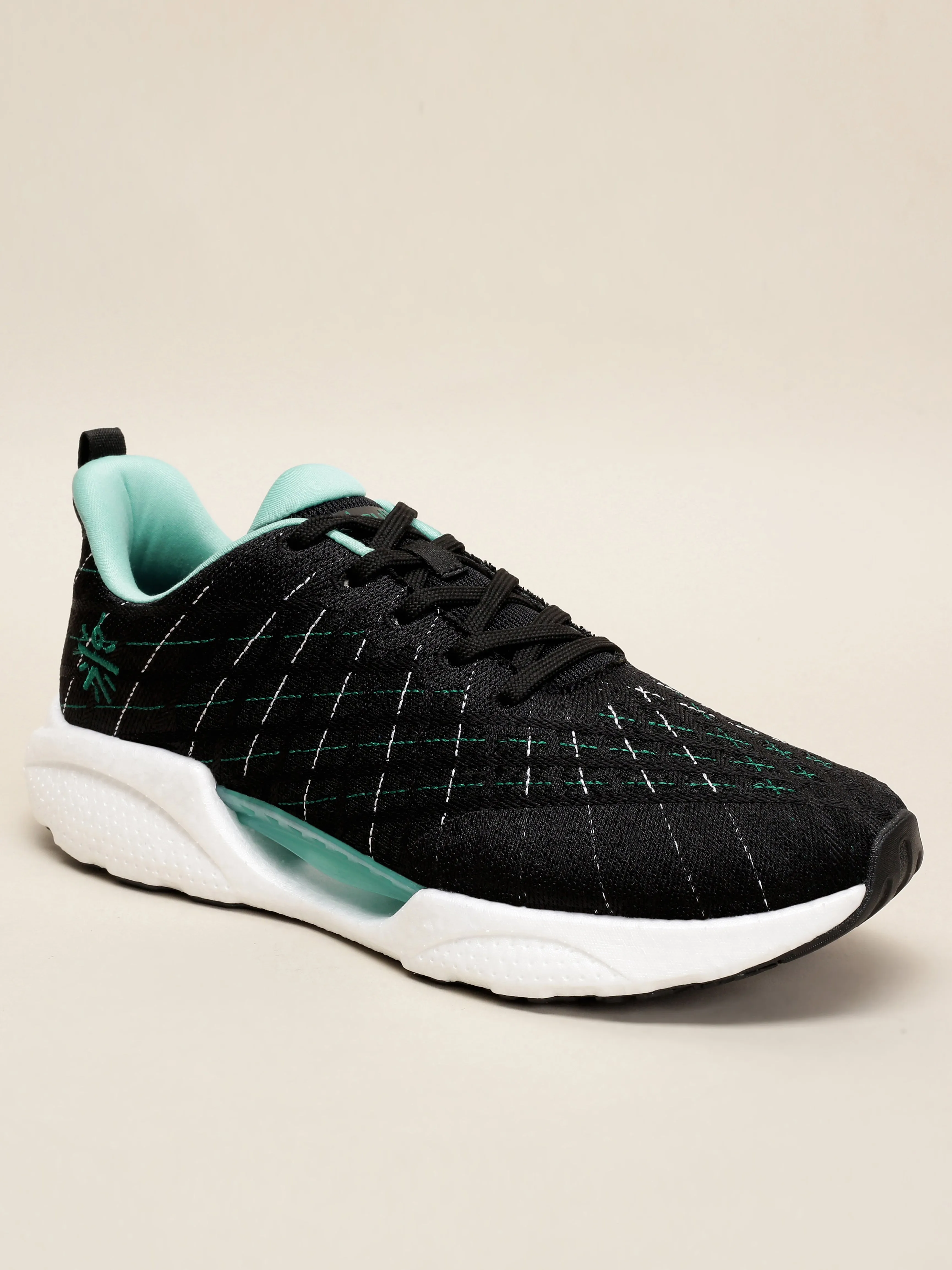 Cult Men's MeshBlaze Walking Shoes - Black