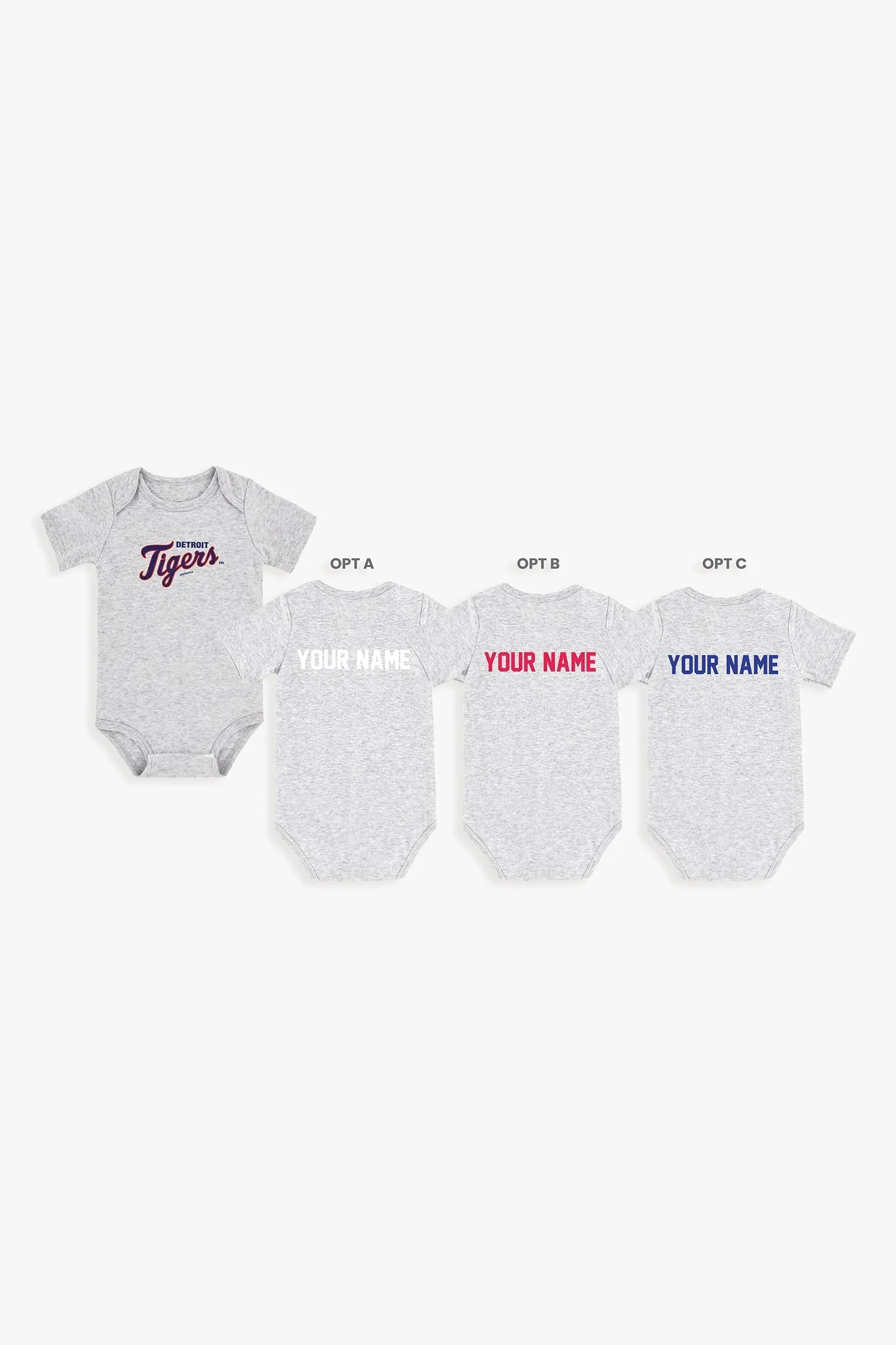 Customizable MLB Baby Onesie Bodysuit in Grey (18-24 Months)