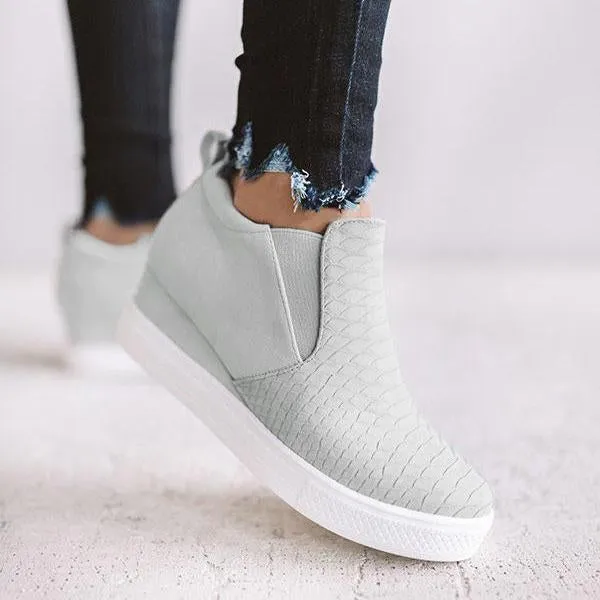 Daily Comfy Wedge Heel Sneakers