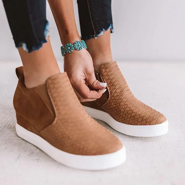 Daily Comfy Wedge Heel Sneakers