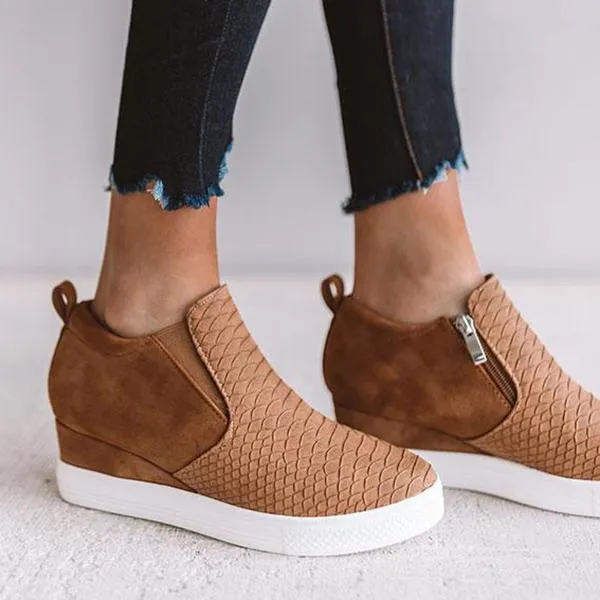 Daily Comfy Wedge Heel Sneakers