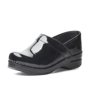 Dansko Women's Professional Patent Clogs EU 35 US 4.5-5 Black Leather Shoes