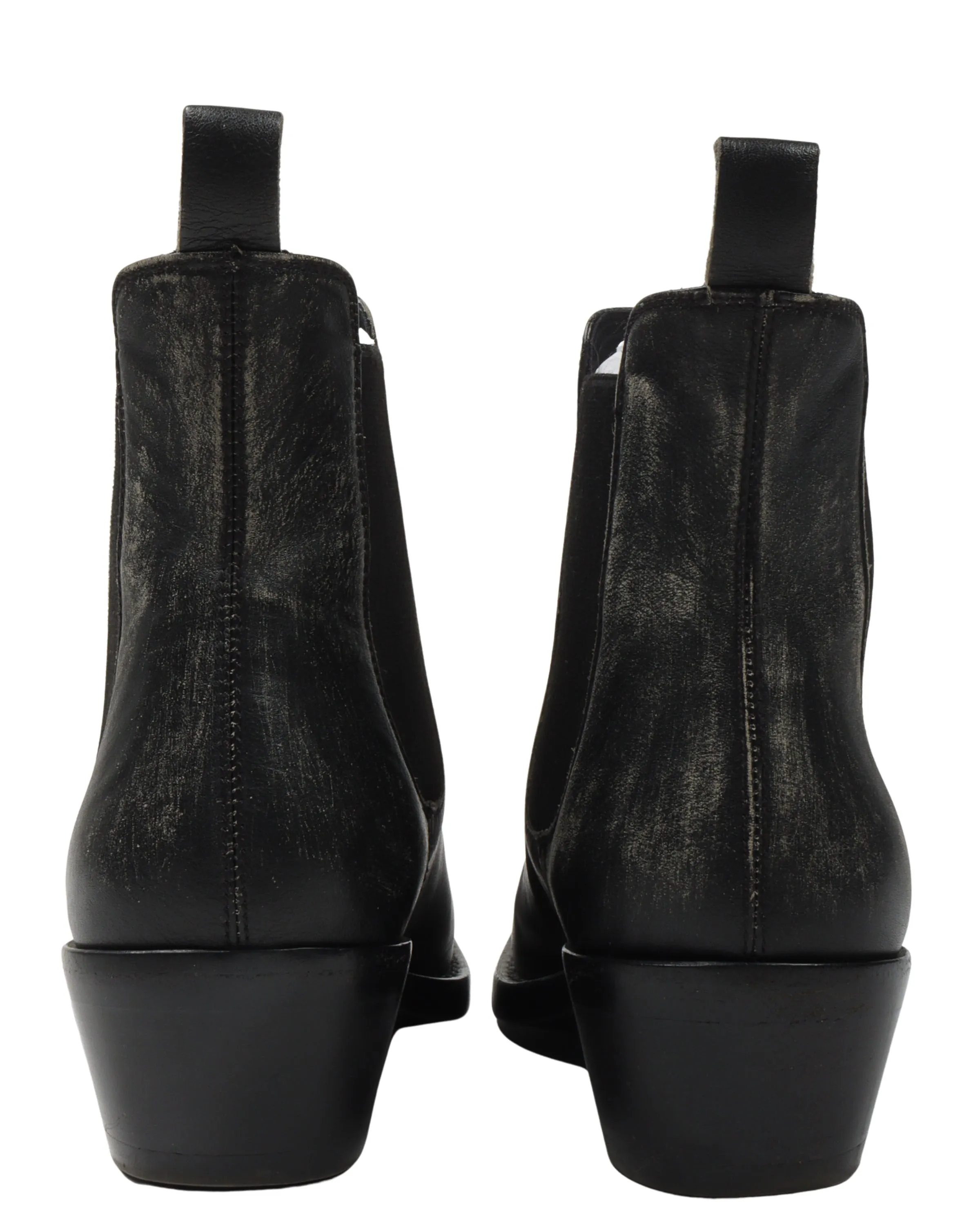 Distressed Western Chris Steel-Toe Chelsea Boots