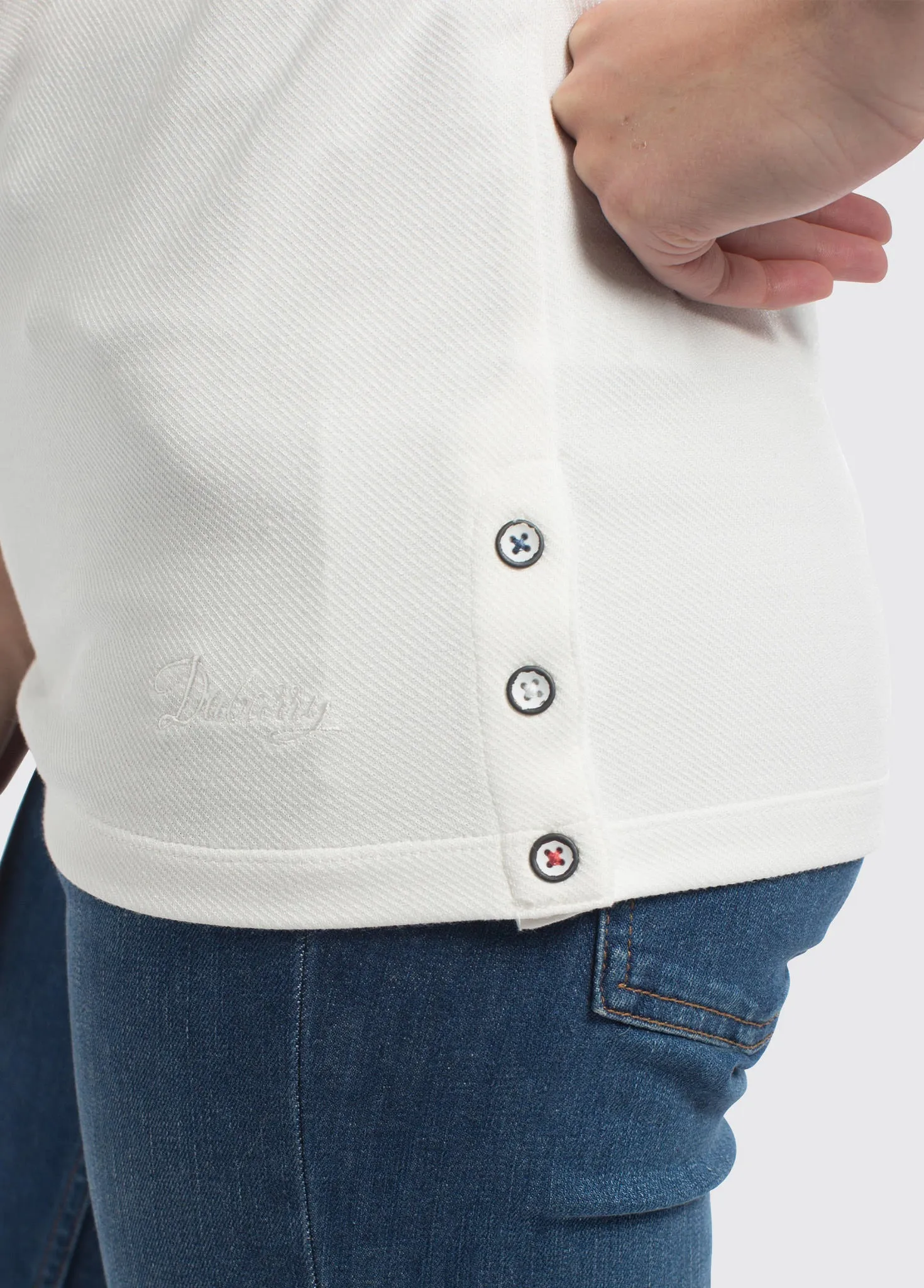 Fermoyle cowl neck top - White