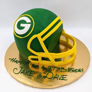 Football: Helmet 3D Green Bay