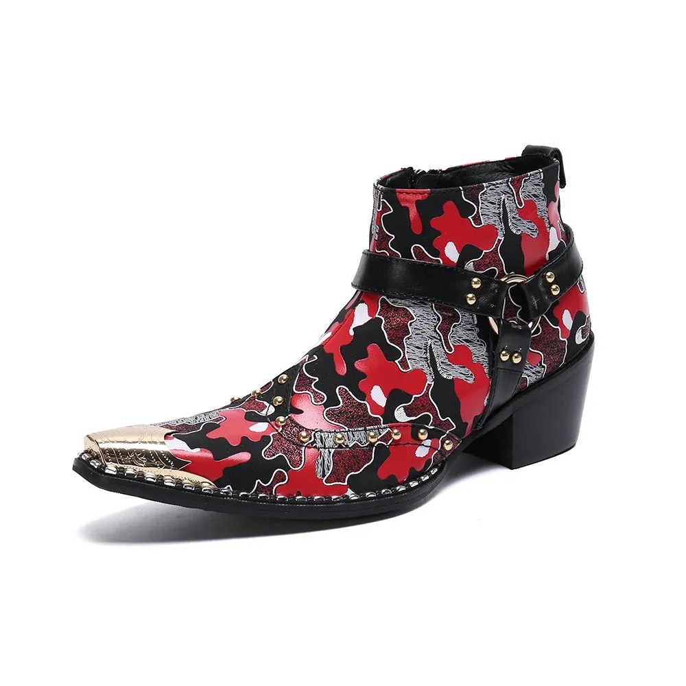 Harness Boots Camo Vamp