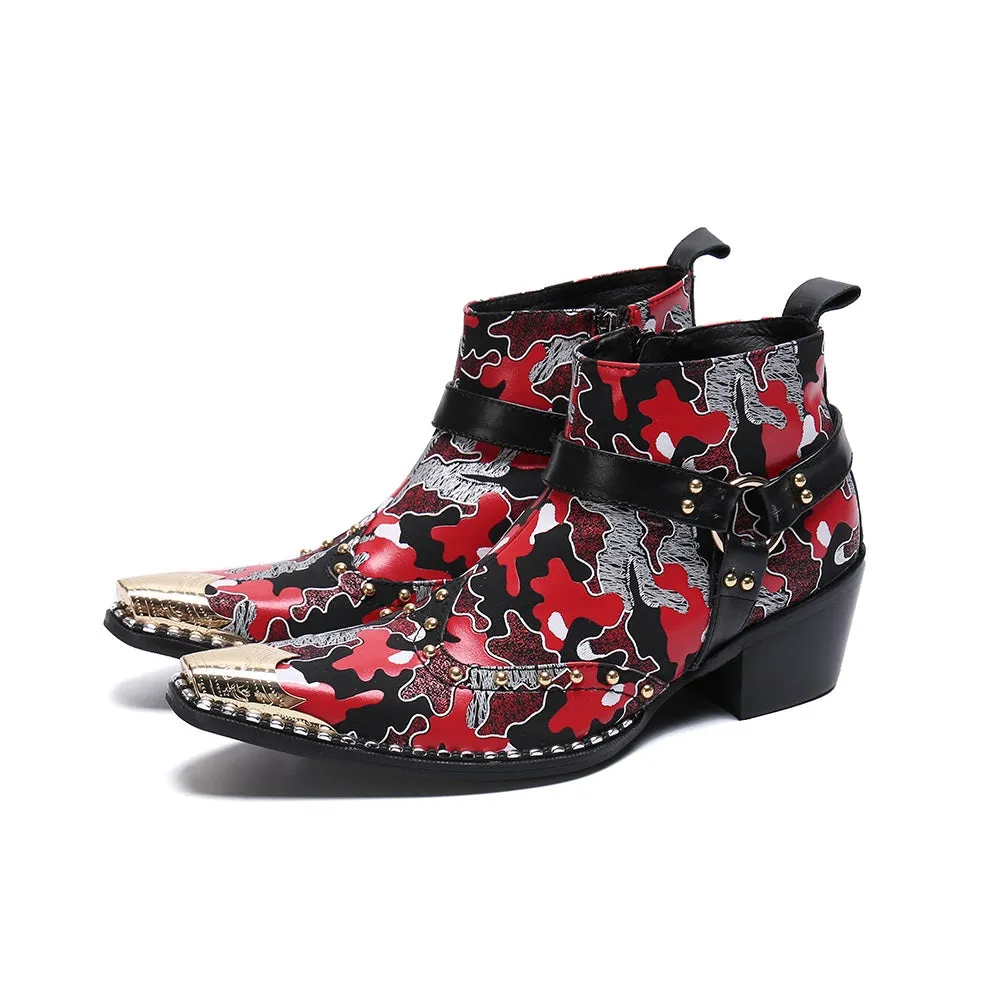Harness Boots Camo Vamp