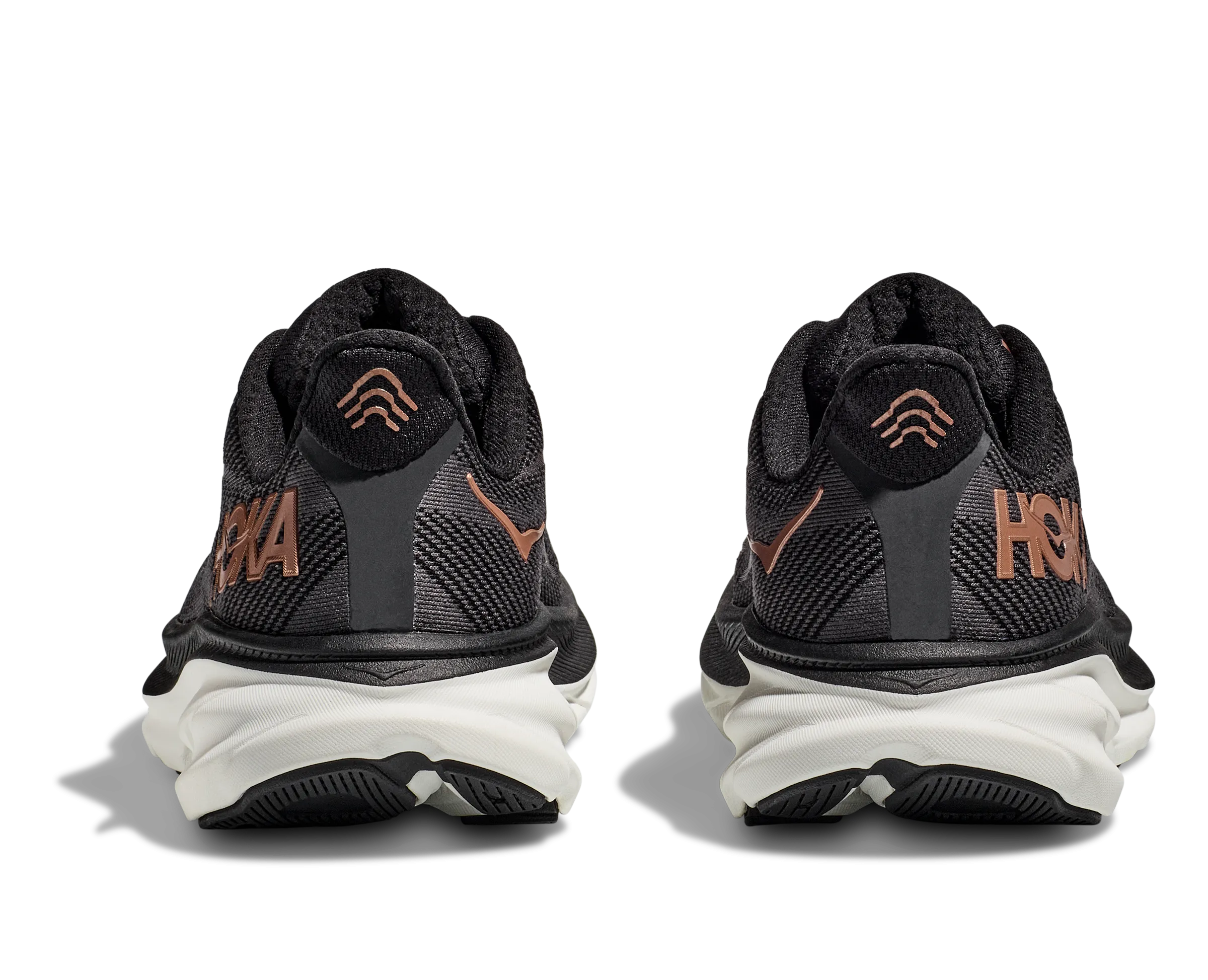 Hoka Womens Clifton 9- Black/Copper (1127896-BCPPR)