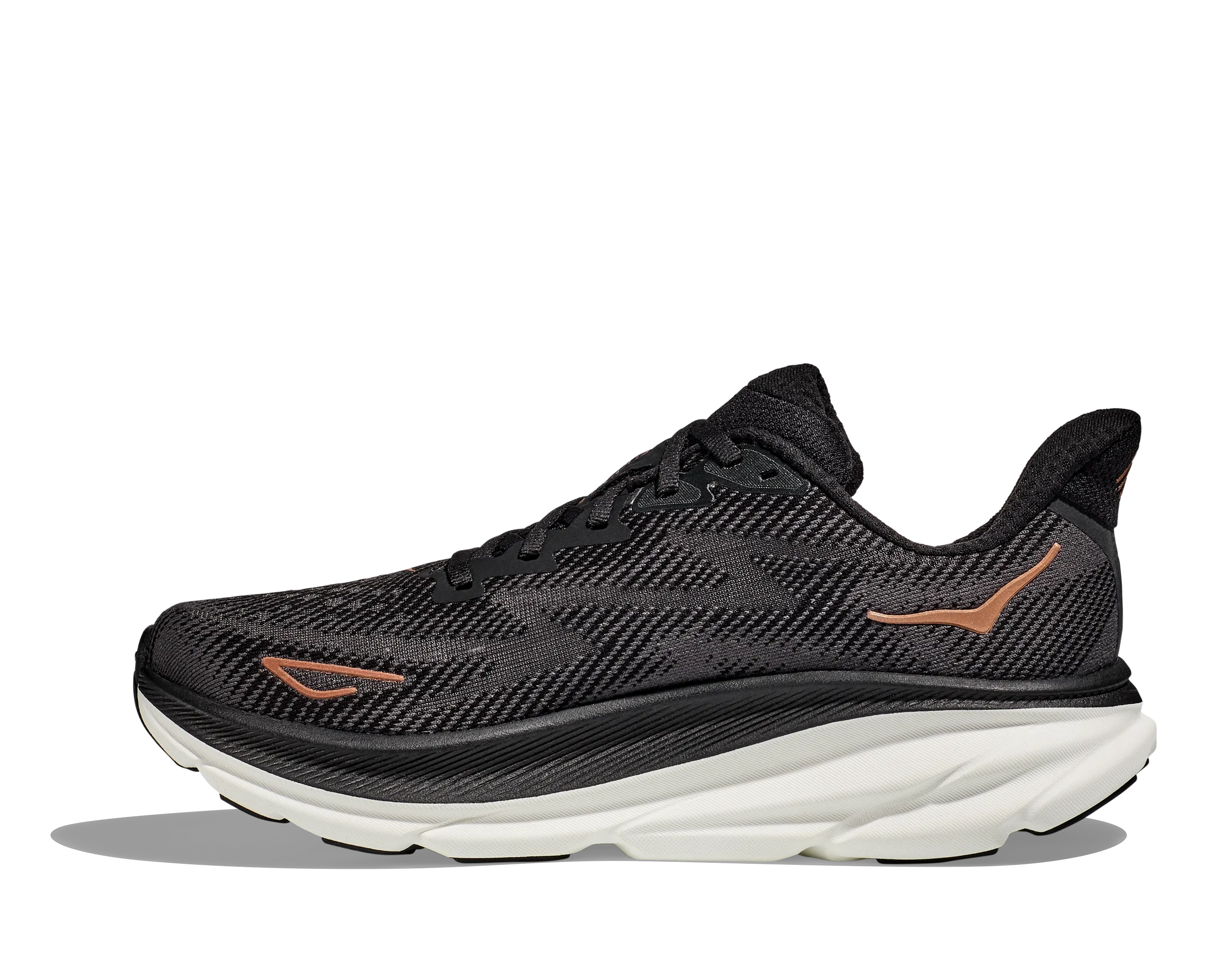 Hoka Womens Clifton 9- Black/Copper (1127896-BCPPR)