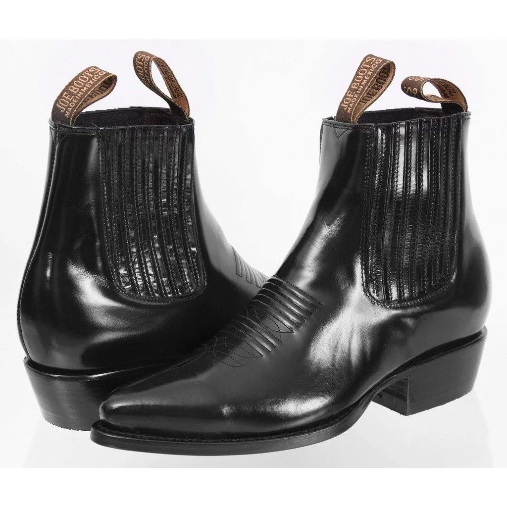 JB-100C Botin Vaquero Camaleon Negro