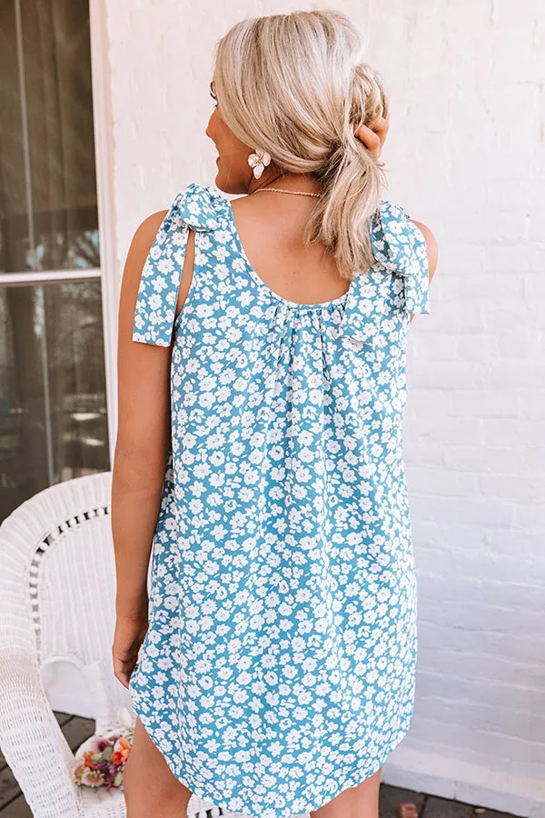 Kauai Cute Shift Dress In Airy Blue