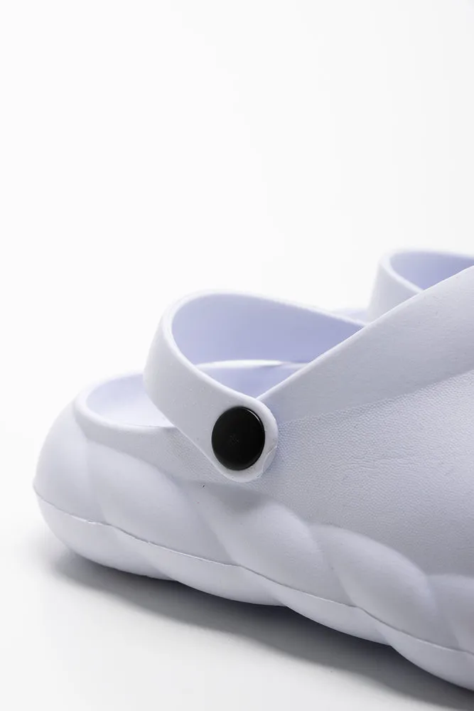 Light Up Christmas Clog White