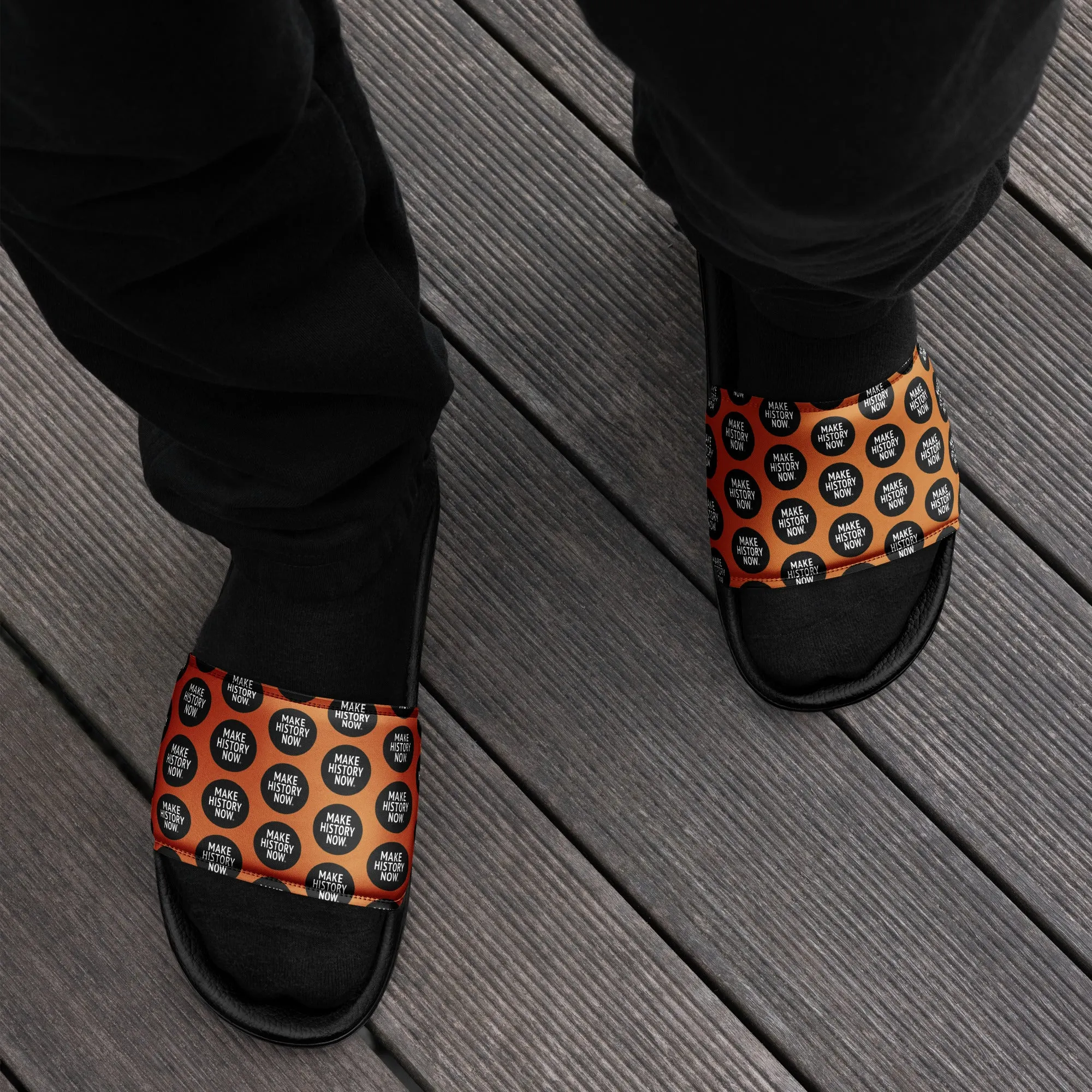 Make History Now Pattern Sport Slides