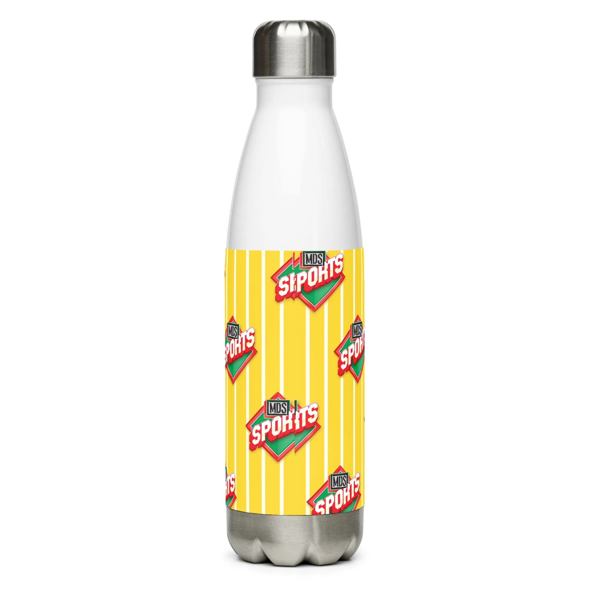 MDS Sports Stainless Steel Water Bottle - Black