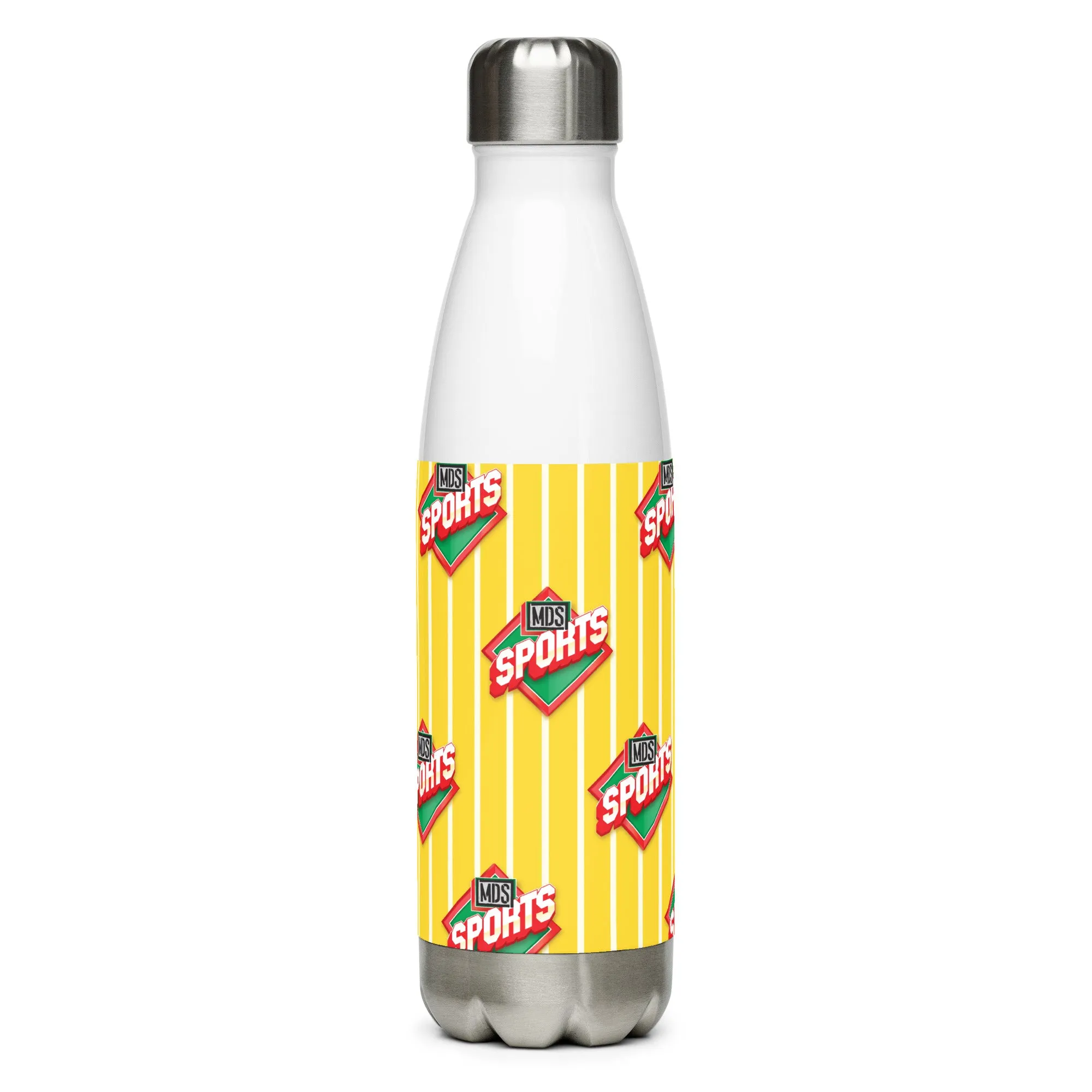 MDS Sports Stainless Steel Water Bottle - Black