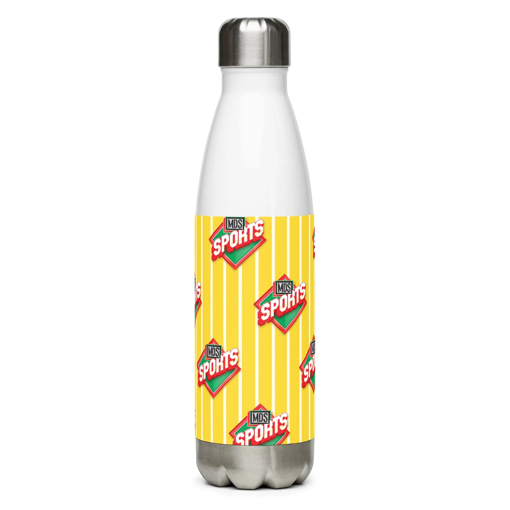 MDS Sports Stainless Steel Water Bottle - Black