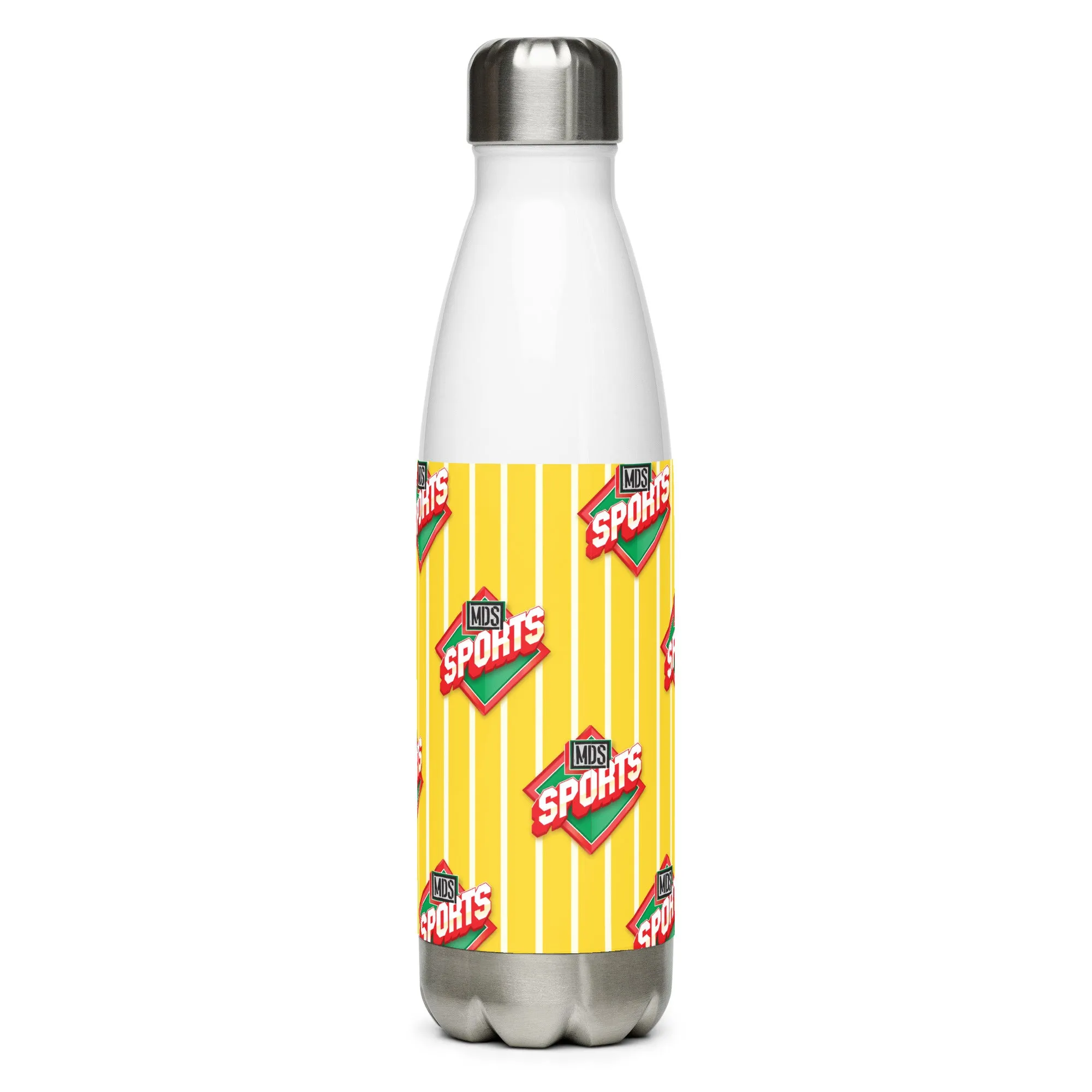 MDS Sports Stainless Steel Water Bottle - Black