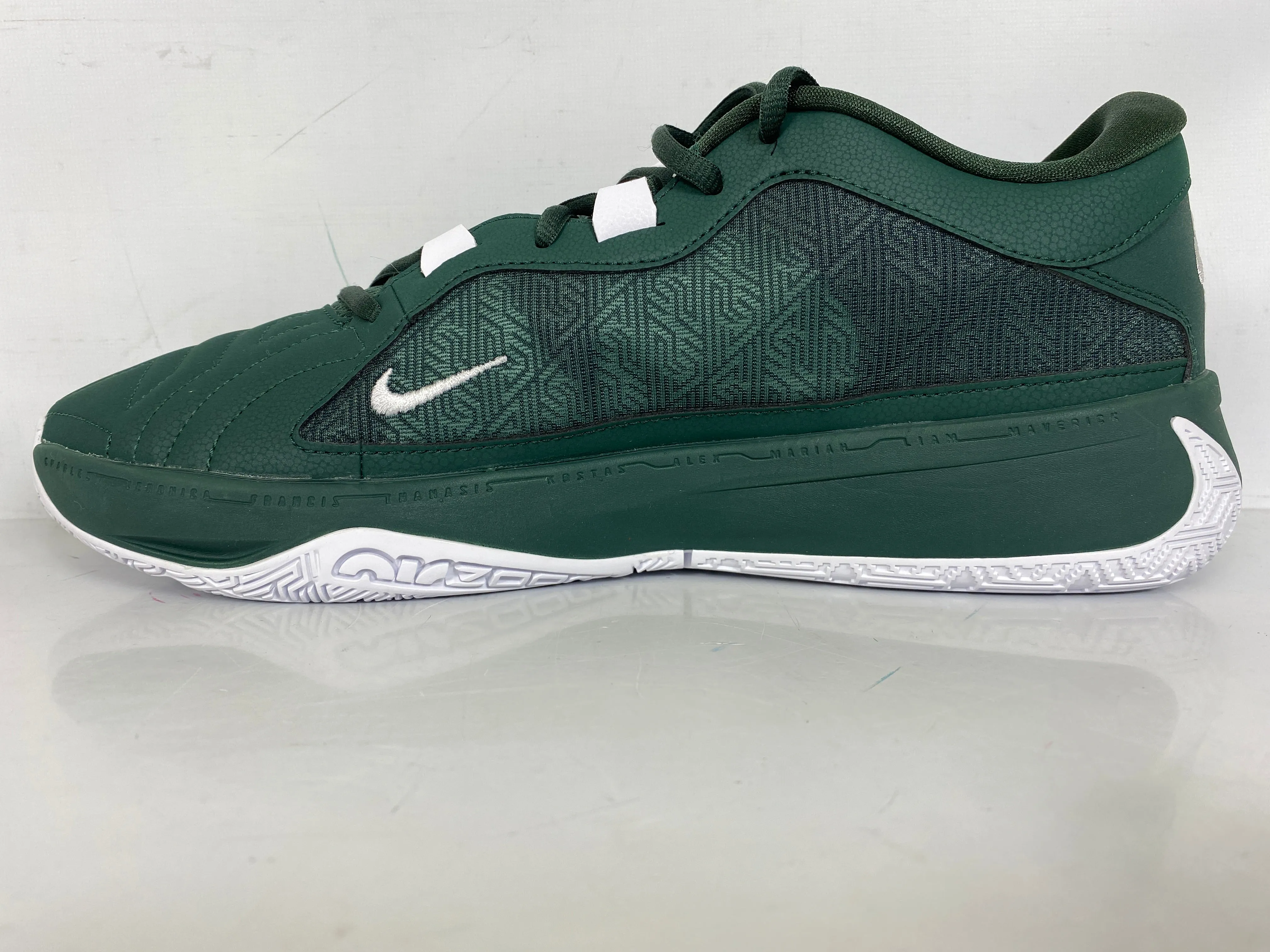 Nike Green Zoom Freak 5 Basketball Shoes Men's Size 12
