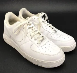 Nike Men's Air Force 1 Low '07 315122-111 White Basketball Shoes - Size 11.5