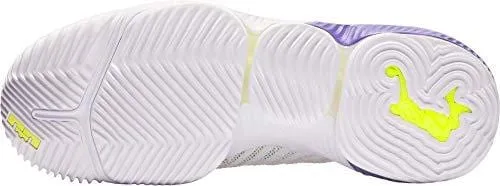 Nike Mens Lebron 16 Basketball Shoes (13, White/Hyper Grape/Volt)