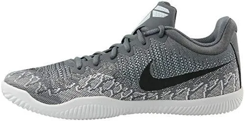 Nike Men's Mamba Rage Basketball Shoes Dark Grey/Black/Pure Platinum/White Size 11 M US