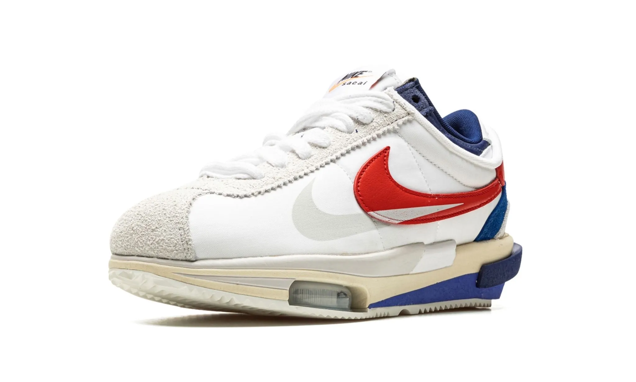 Nike Zoom Cortez SP sacai White University Red Blue