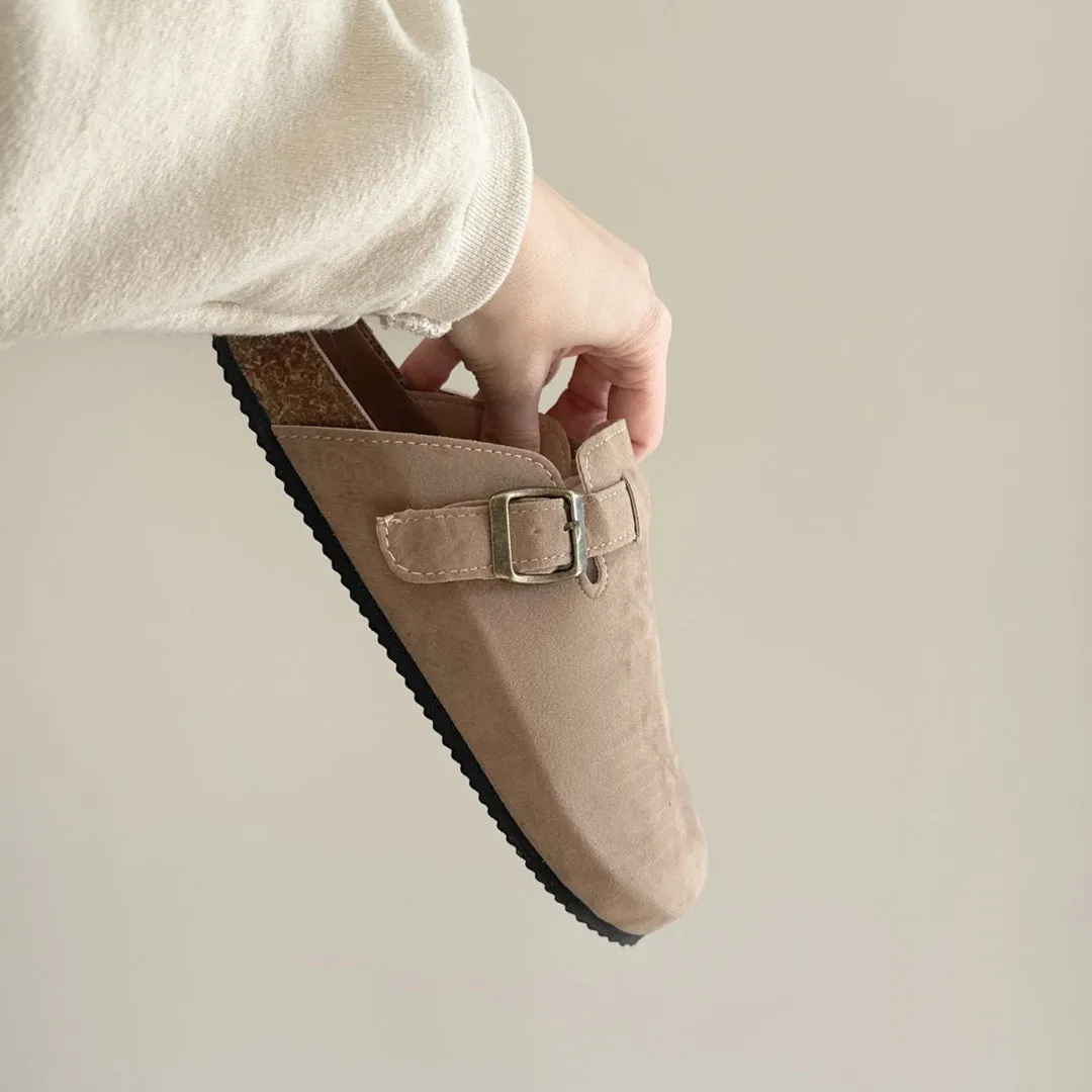 Nordic Suede Clogs