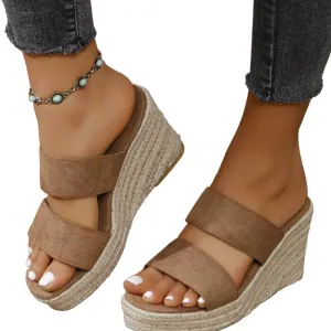 Open Toe Wedge Sandals