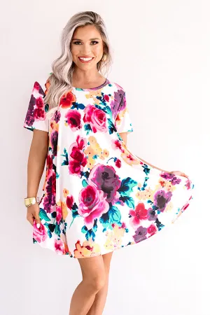 Passage To Paradise Floral Shift Dress