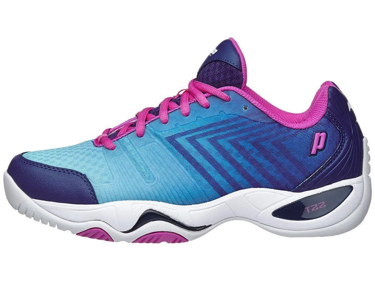 Prince T22 Lite Oc/Wh/Pk Women's Shoes 7.0