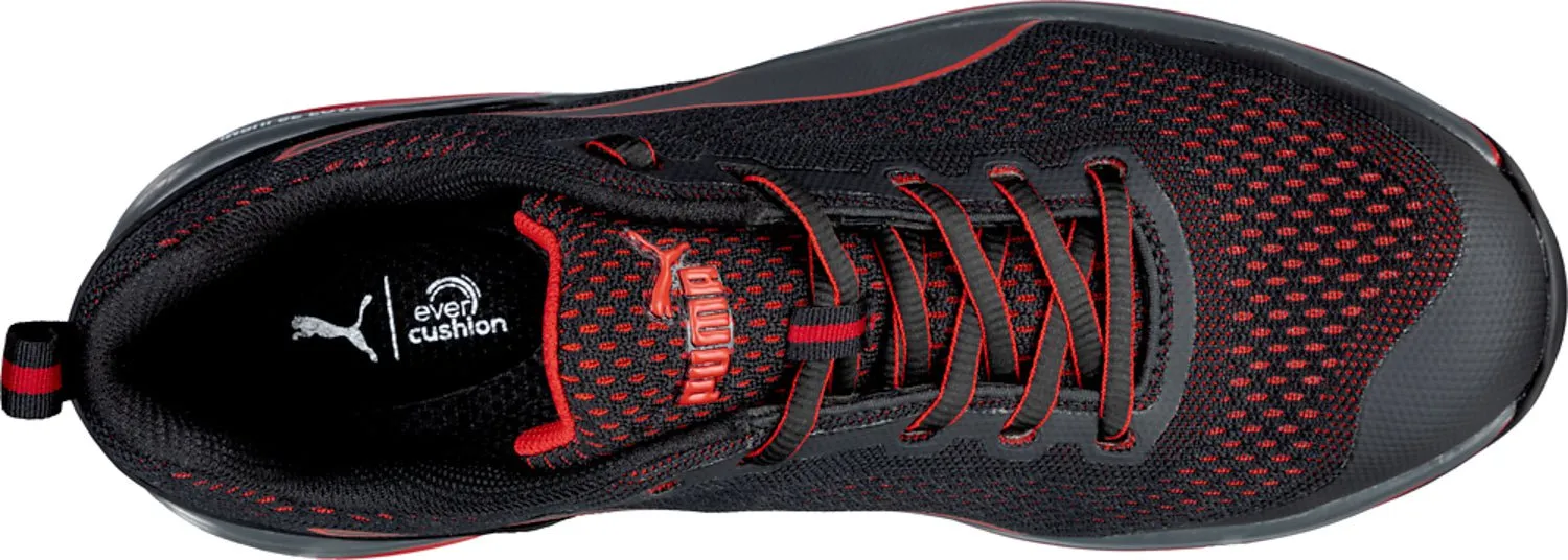 Puma Safety Red Mens Mesh Speed Low EH CT Motion Cloud Work Shoes
