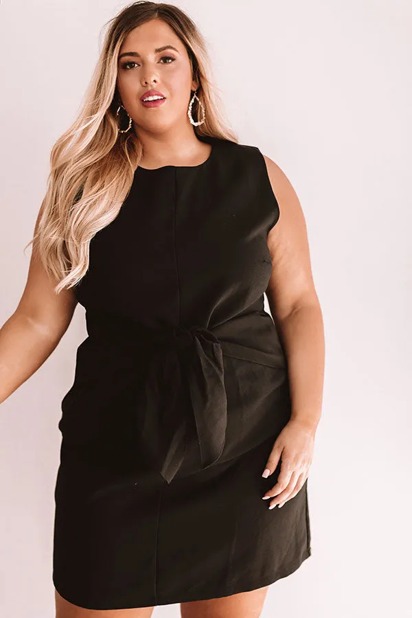 Royal Avenue Front Tie Dress Curves