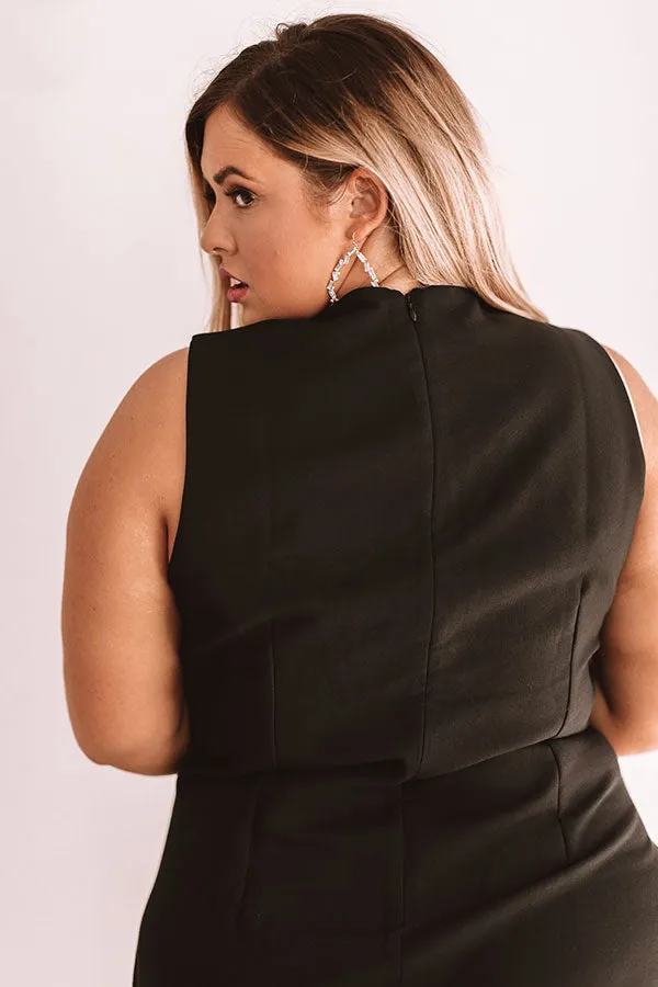 Royal Avenue Front Tie Dress Curves