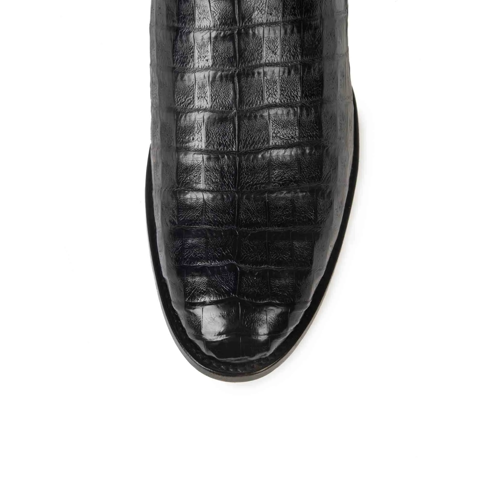 Rujo Boots Men's The Ranger Midnight Caiman Belly Boots